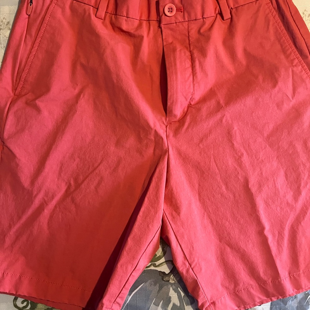 Vineyard Vines Coral Flat Front Shorts